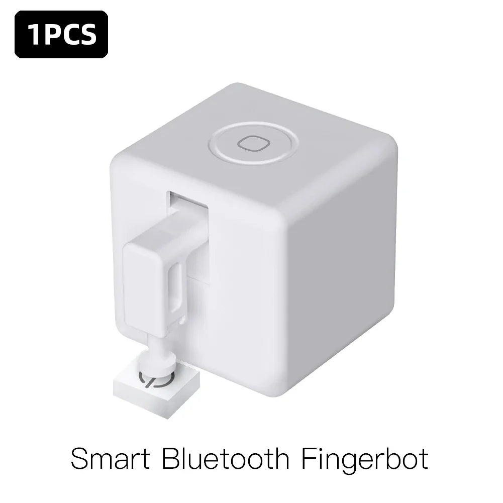White smart fingerbot.