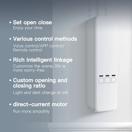 White smart home device.