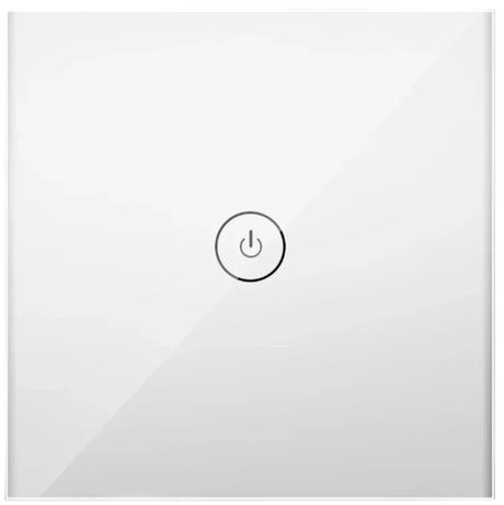a white smart light switch with the words’smart light switch ’