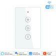 White smart light switch.