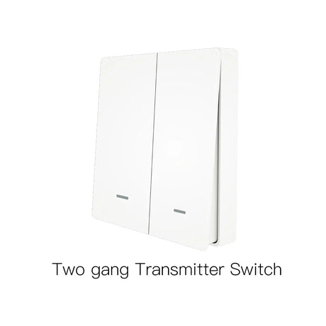 White two-gang light switch.