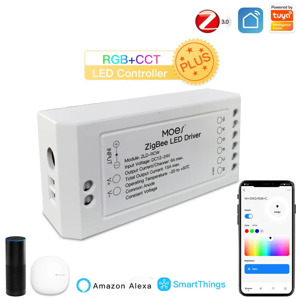 White ZigBee LED driver.
