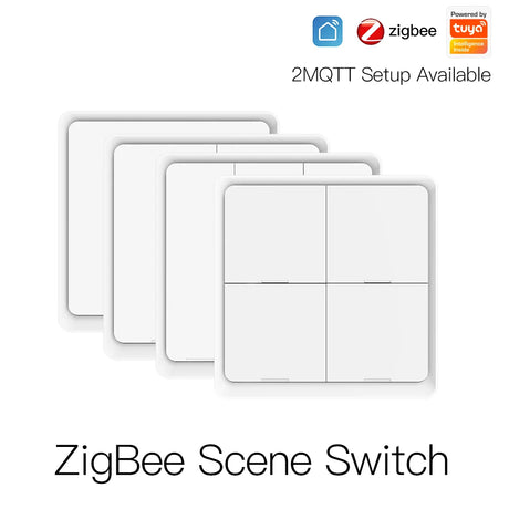 White ZigBee scene switch.