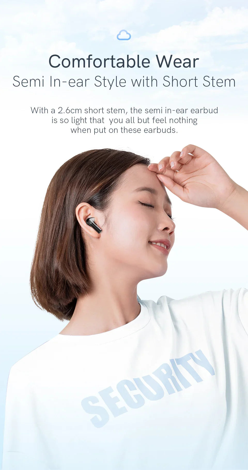 Wireless earbud.