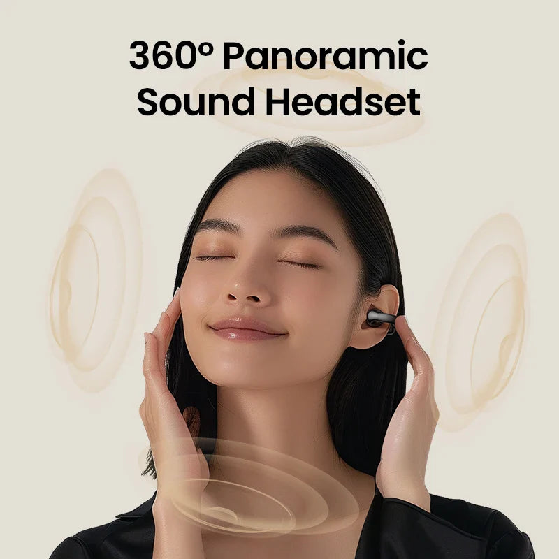 Wireless earbuds with 360° panoramic sound.