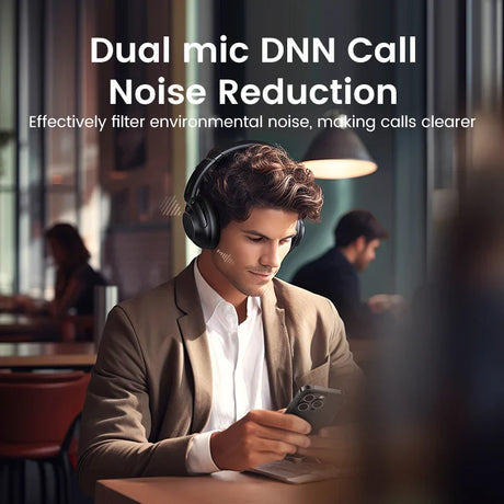 Noise-canceling wireless headphones.