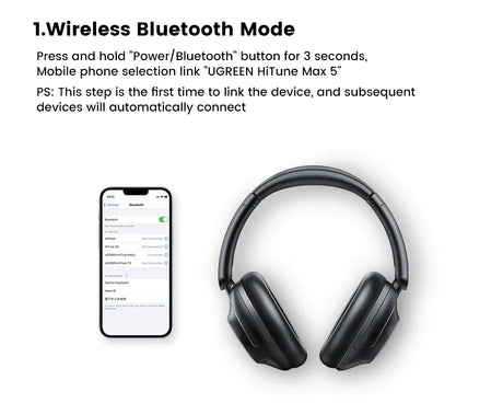 Wireless headphones.