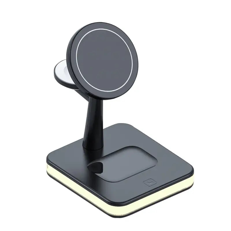 the base base for the iphone’s wireless charging station