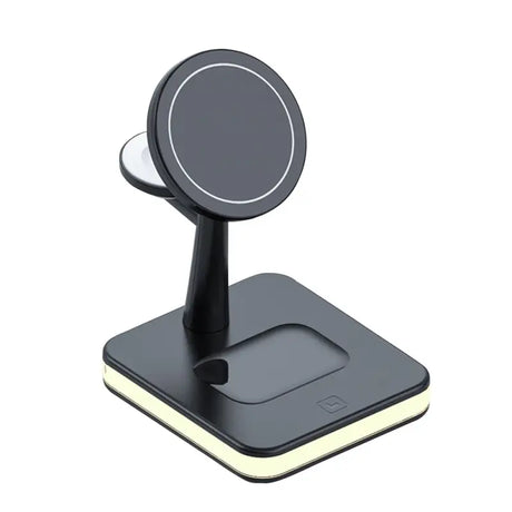 the base base for the iphone’s wireless charging station