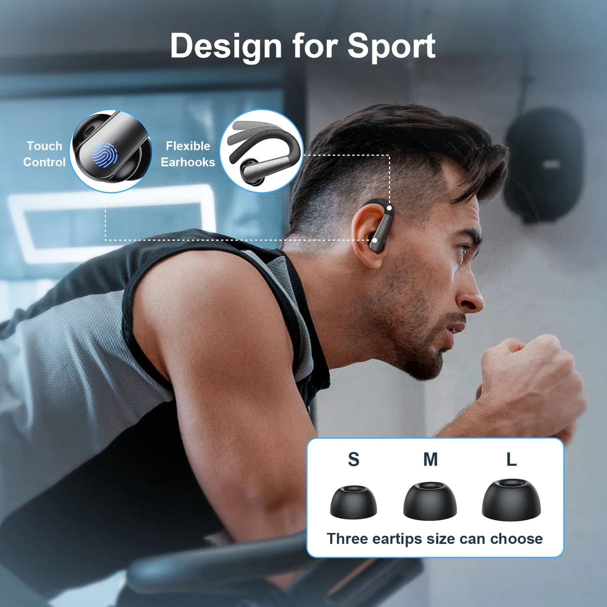 Wireless sport earbuds.