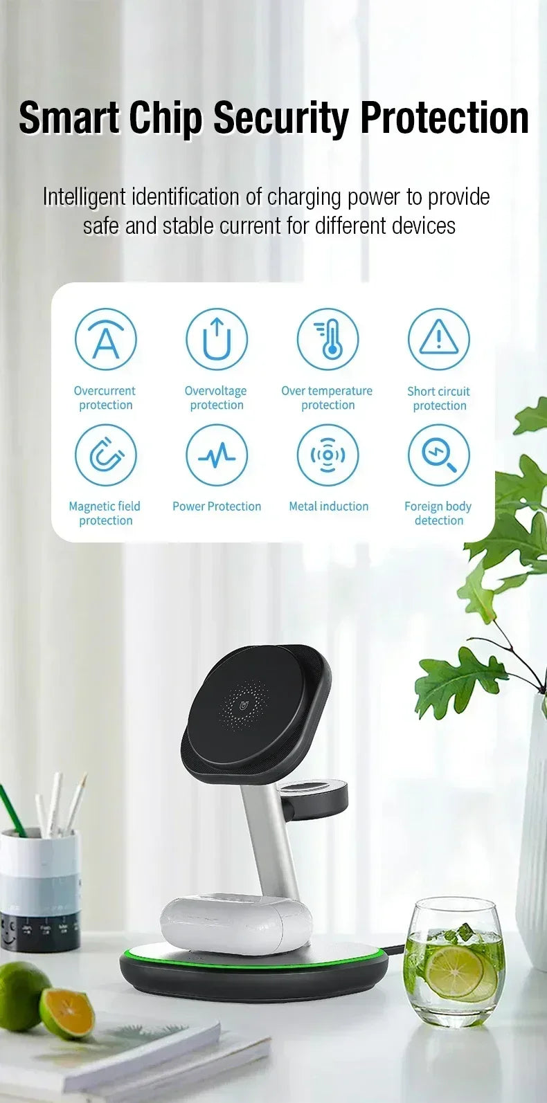 Wireless charging stand.