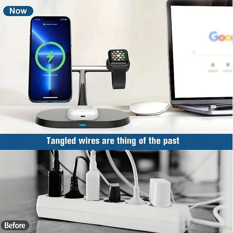 Wireless charging station.