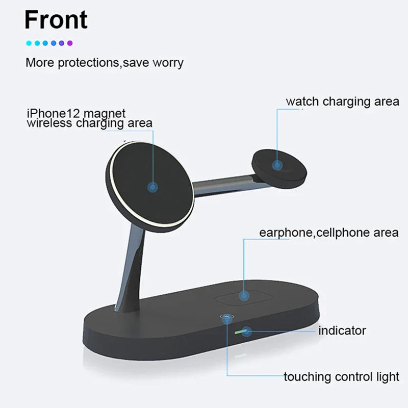 Wireless charging station.