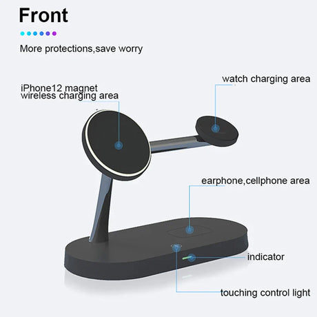 Wireless charging station.