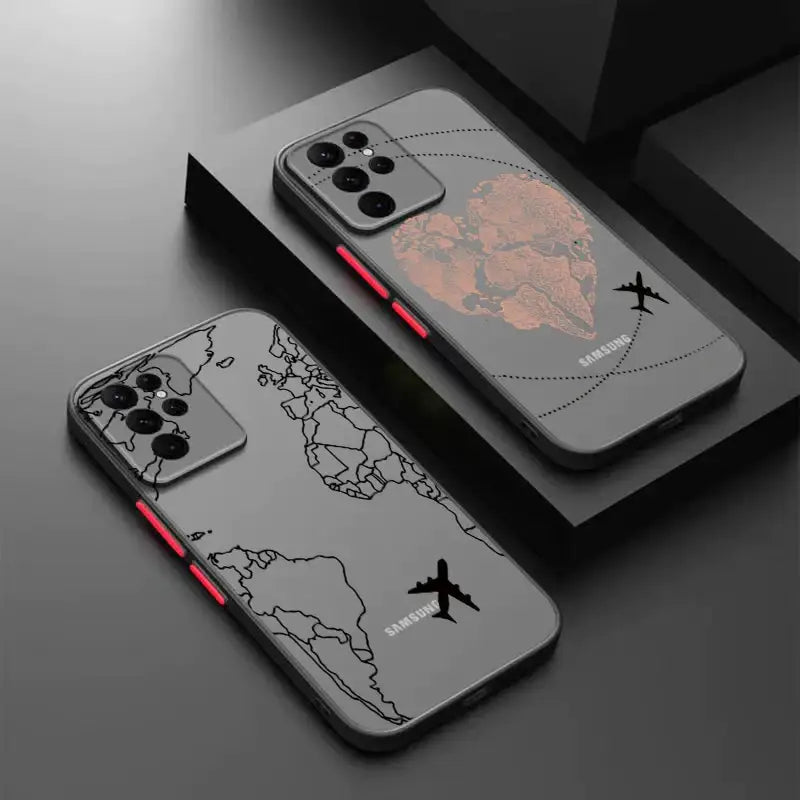The world map iphone case