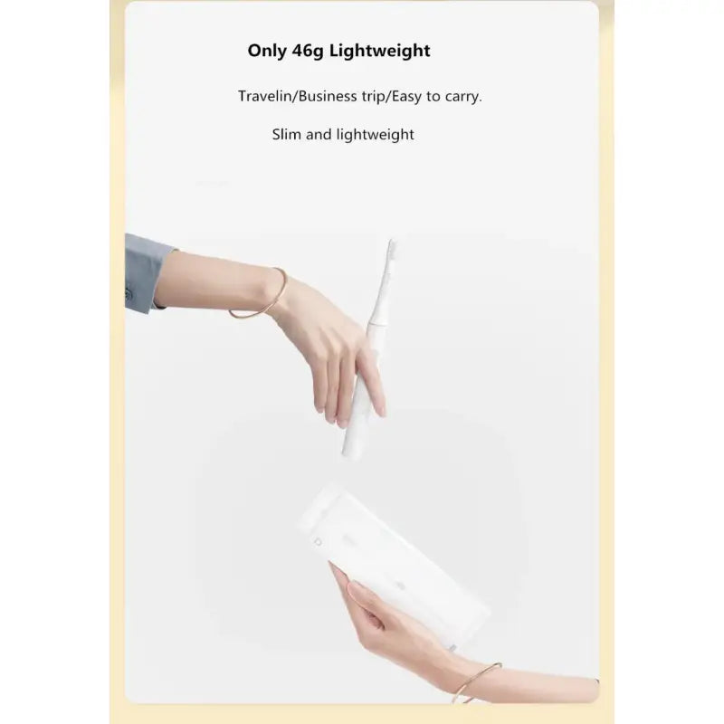 a hand holding a piece of paper with the text only light
