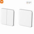 two white switches on a white background with a white background