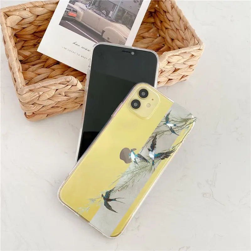 the yellow bird phone case