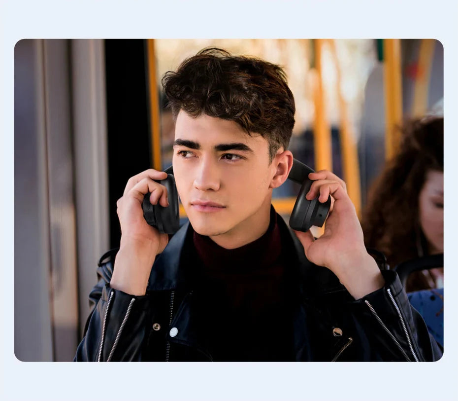 Young man with headphones.