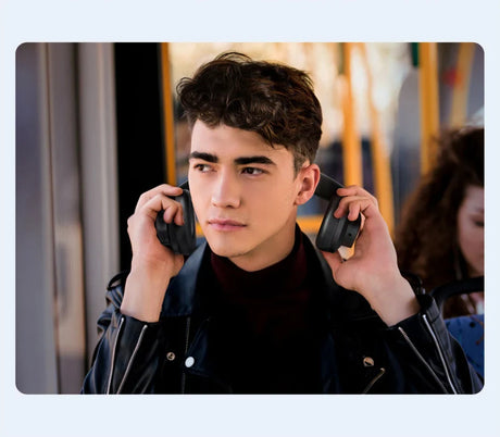 Young man with headphones.