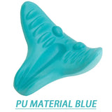a blue vibrating vibrating toy with the words,’pu materiale ’