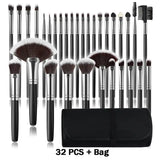 professional makeup brush set with case