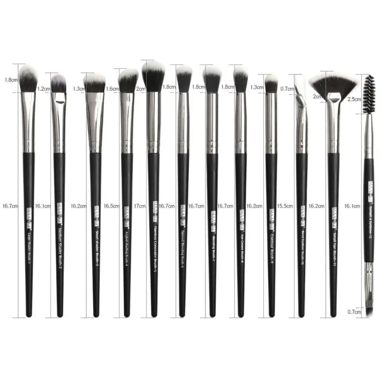 the 7 piece makeup brush set