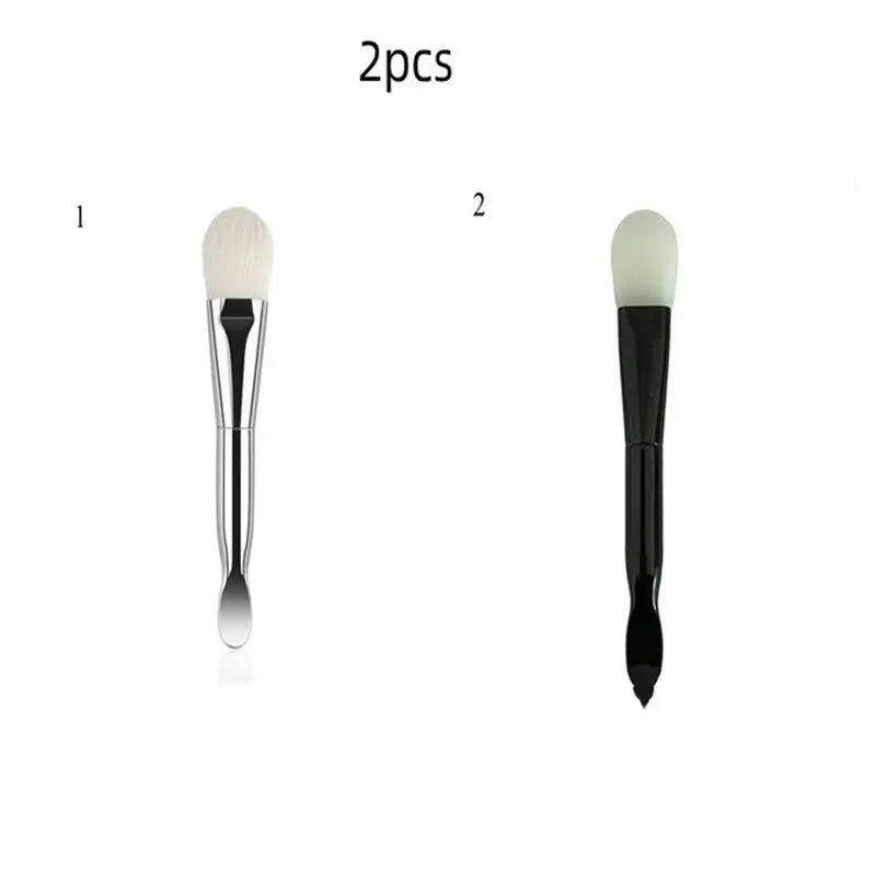 the two brushes are shown in the same image