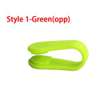 a pair of green silicon silicon ring