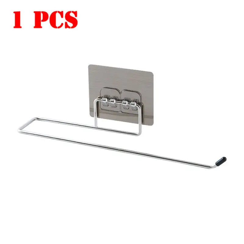 stainless towel rack with towel bar
