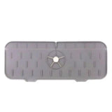 a gray plastic tray with a hole for the lid