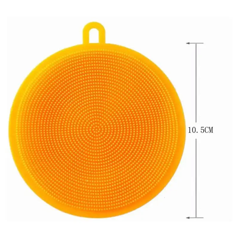 silicon silicone round dish mat with handle