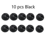 10 pcs black plastic beads for jewelry making