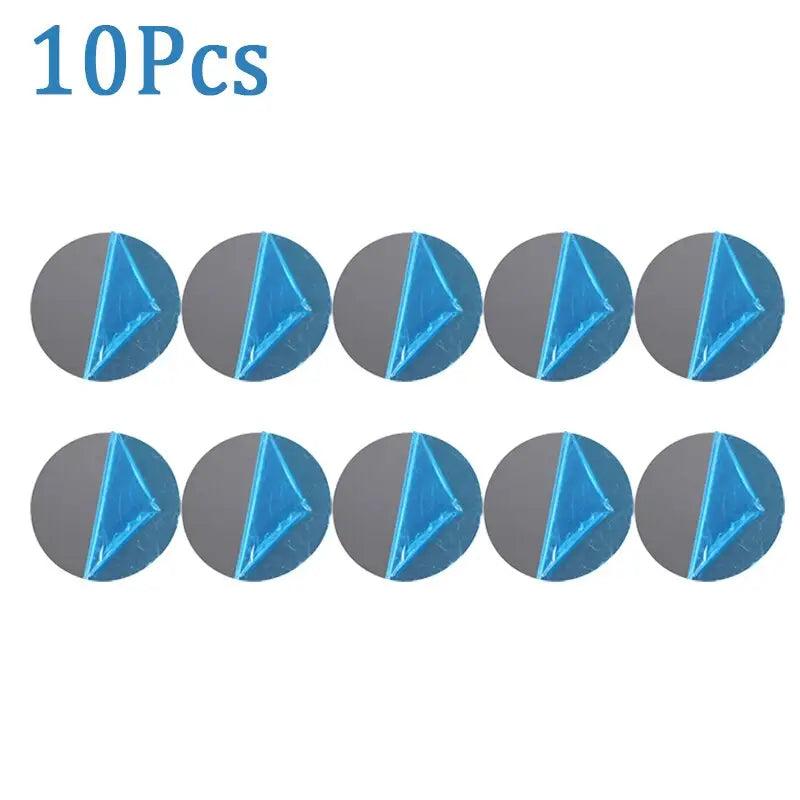 10 pcs blue round plastic nail tips for nail art