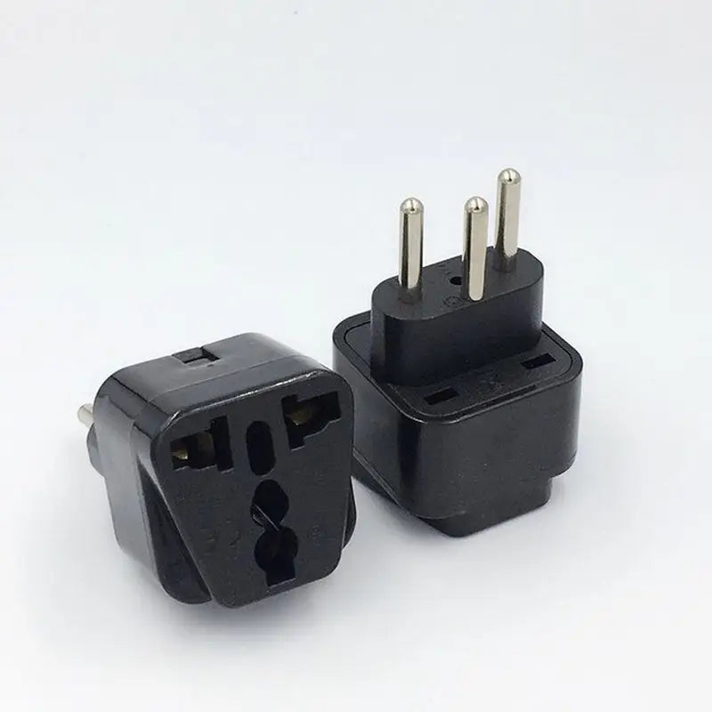 a black plug with two wires attached to it