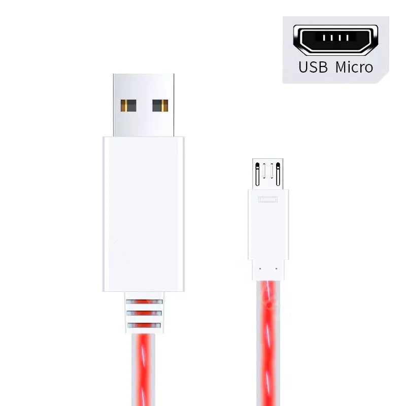 a close up of a usb micro usb cable connected to a charger