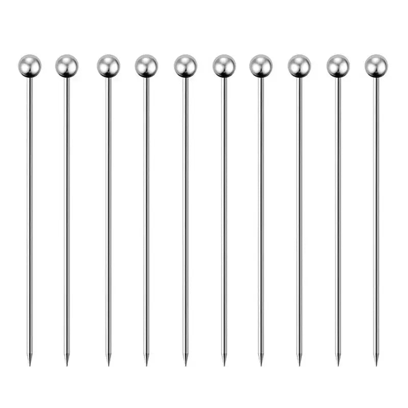 a set of stainless steel ball and screws