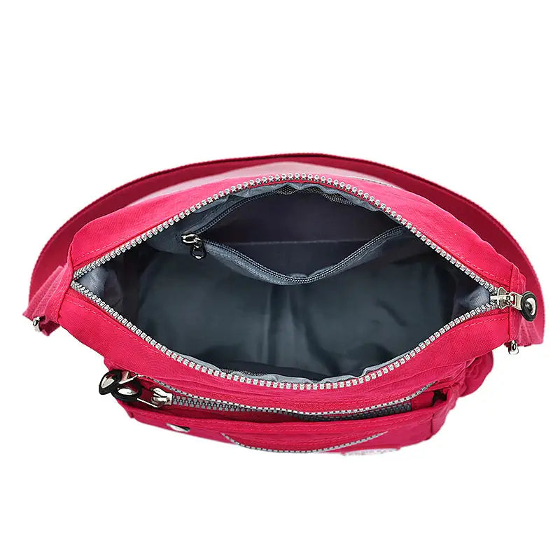 the saa pink leather clutch bag