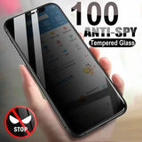 100 anti spy tempered screen protector for iphone x