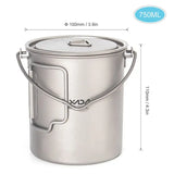 thermo stainless steel pot with handle