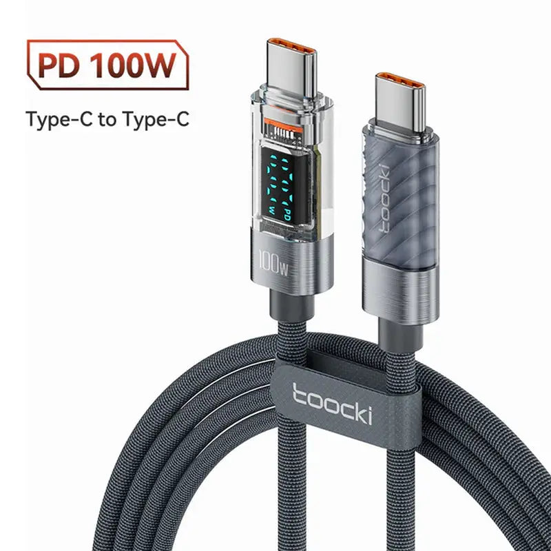 the cable is connected to a usb