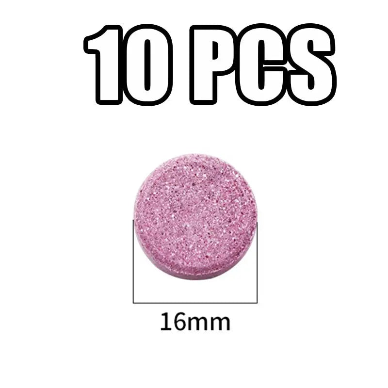 10mm glitter round pink