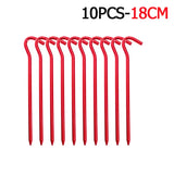 10pcs red plastic nail tip nail tip tips nail art tool