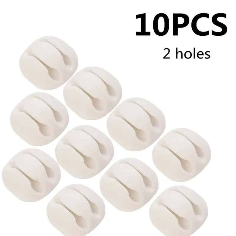 10 pcs white plastic door stoppers for closets and closets