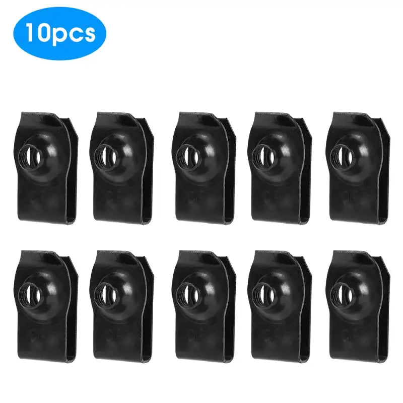 10 pcs black plastic door handle latch for door handles