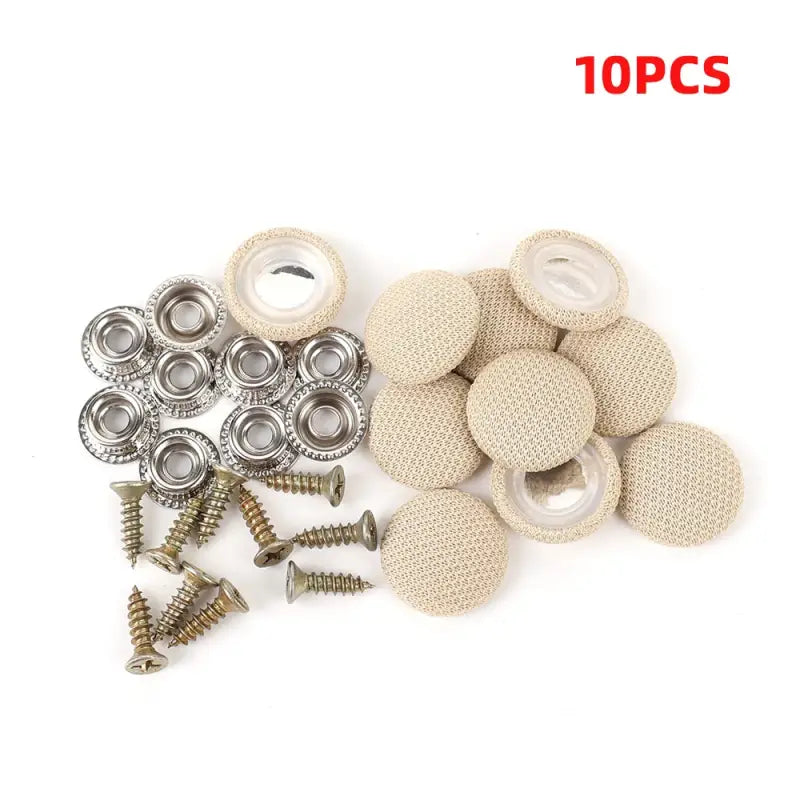 10 pcs metal button buttons with screws for sewing