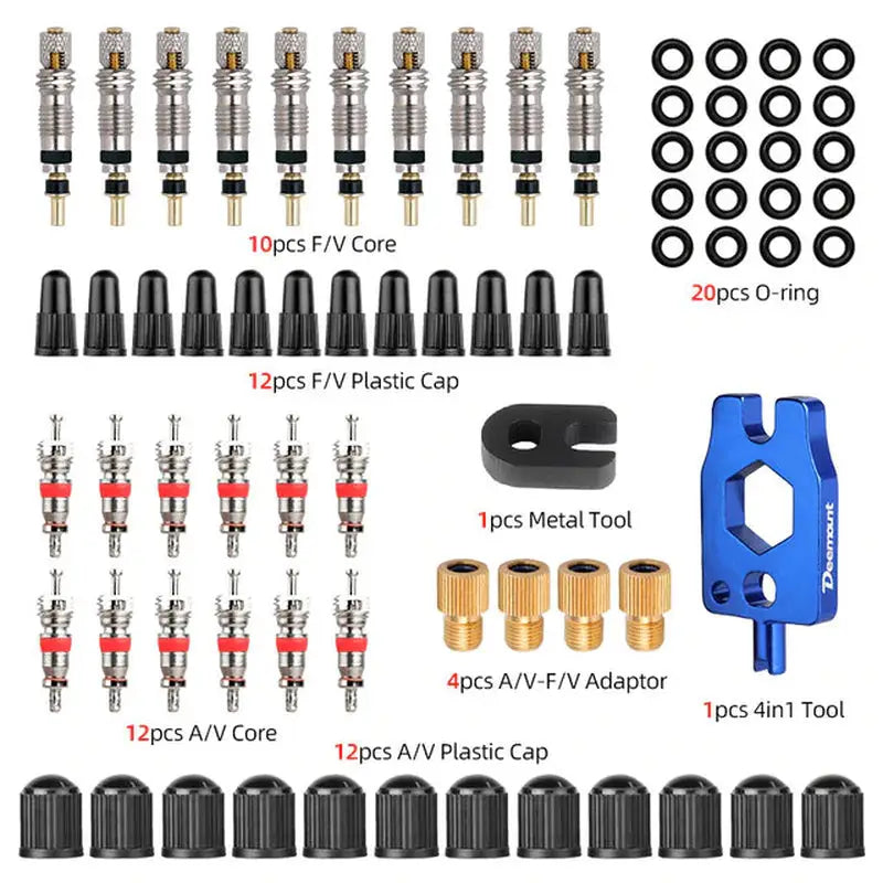 a set of 12 pcs plastic hose fittings, 1 / 4 / 3 / 5 / 6 / 8