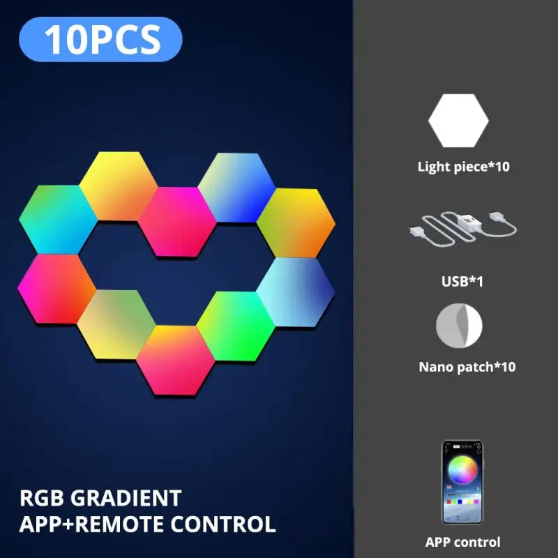10pcs rgb gradient color for iphone x