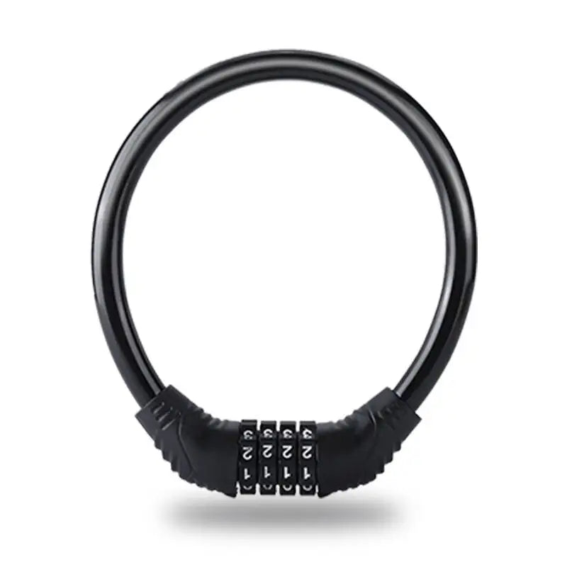 a black ring with a combination lock
