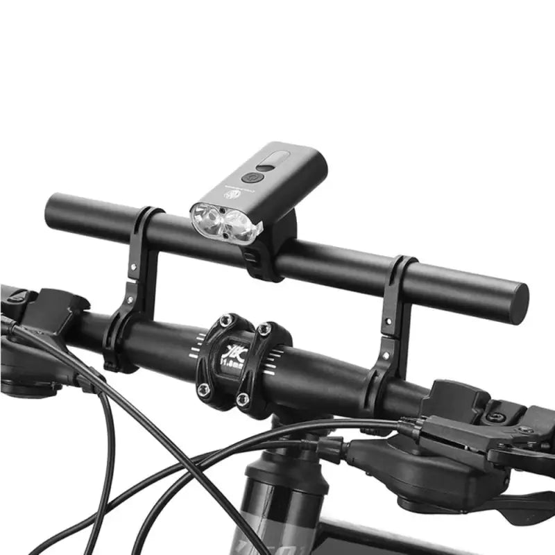 a close up of a bike handle with a handlebar